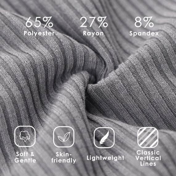 HASAGEI Mütze Herren Damen, Slouch Beanie Mütze Damen, Übergangszeit Weiche Leicht Modische Jersey Beanie, Unisex Warm Winter Mütze Ideal für Frühling Herbst und Winter (Hellgrau)