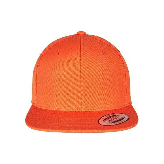 Flexfit Unisex-Adult Classic Snapback Baseball Cap, orange, one Size, einheitsgröße