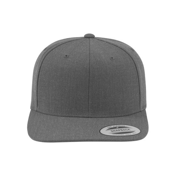Flexfit Classic Snapback Cap, Mütze für Kinder, One Size, Farbe Darkgrey/Darkgrey