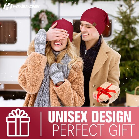 GXCROR Mütze für Damen und Herren - Beanie Slouch Longbeanie aus Weicher Baumwolle, Leicht und Atmungsaktiv - Chemo Kopfbedeckung für Alle Jahreszeiten