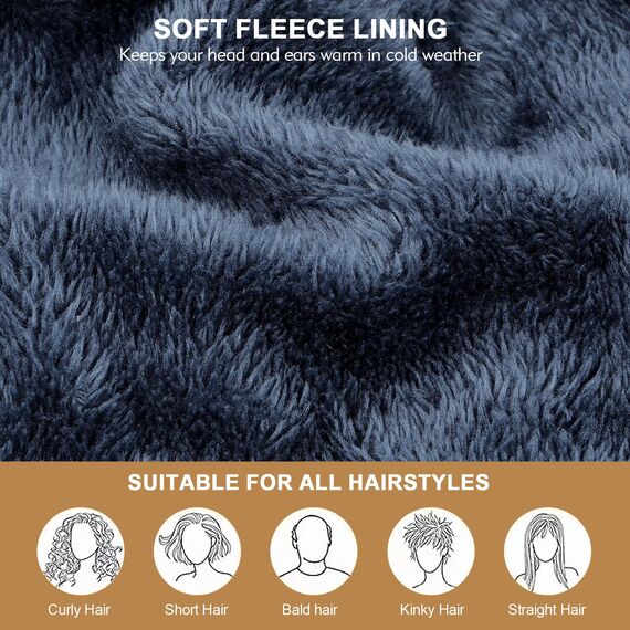 HAMUNI Mütze Damen - Atmungsaktiv Strickmütze Herren - Slouch Beanie Mütze mit Weichem Fleece Innenfutter - Unisex Wintermütze - Klassische Herren Damen Mütze für Herbst Winter Frühjahr (Farbmischung)