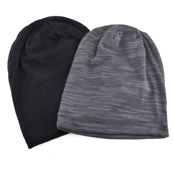 EINSKEY Slouch Beanie Mütze: Weich Dünne Baumwollmütze Damen Herren, Atmungsaktiv Jersey, Elastisch Longbeanie Alle Jahreszeiten, Ideal Chemo/Laufmütze​
