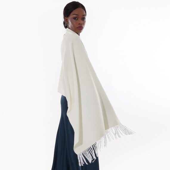 Schal Ivory Stola Festlich Fur Abendkleid Pashmina Schals Tücher für Damen Winter