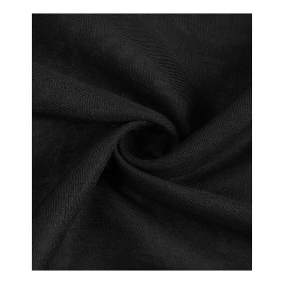 Majea Damen Loop Schal Cary – Eleganter Schlauchschal unifarben – 170x75cm weicher Rundschal für Business & Alltag (schwarz)