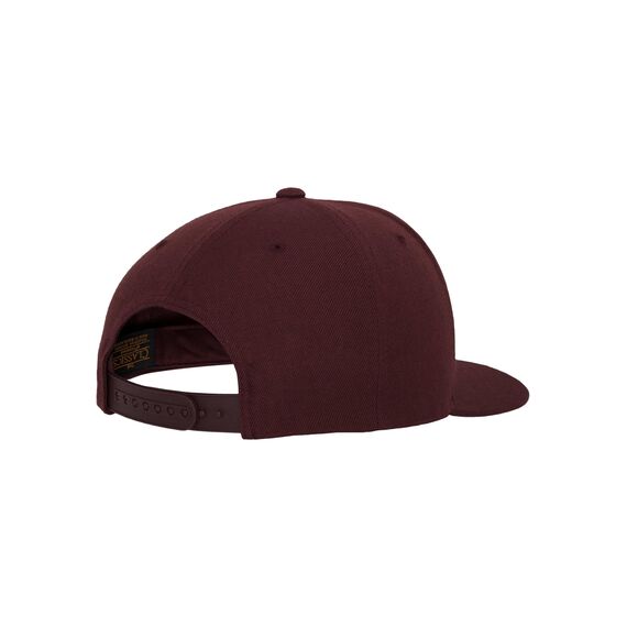 Flexfit Kinder Classic Snapback Mütze, Maroon, Einheitsgröße
