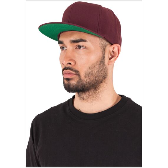 Flexfit Kinder Classic Snapback Mütze, Maroon, Einheitsgröße