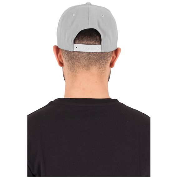 Flexfit Classic Snapback Cap, Mütze für Kinder, One Size, Farbe Silver