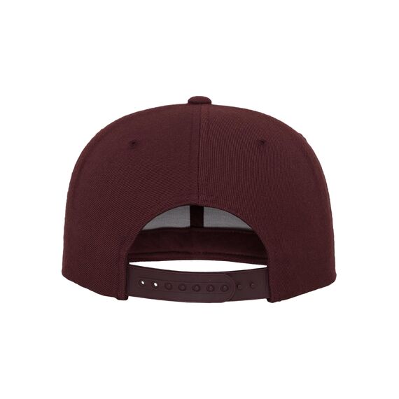 Flexfit Kinder Classic Snapback Mütze, Maroon, Einheitsgröße