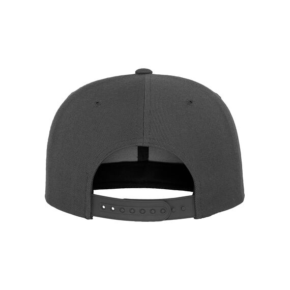 Flexfit Classic Snapback Cap, Mütze Unisex Kappe für Kinder, One Size, Farbe Darkgrey