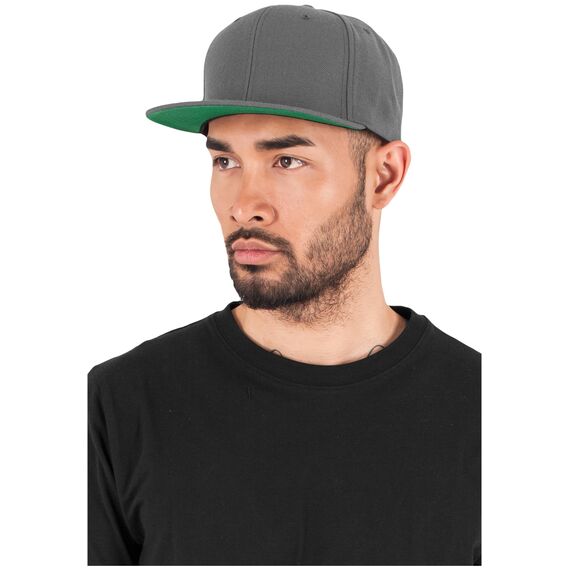 Flexfit Classic Snapback Cap, Mütze Unisex Kappe für Kinder, One Size, Farbe Darkgrey