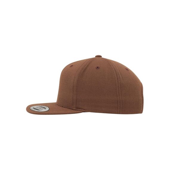 Flexfit Classic Snapback Cap, Mütze für Kinder, One Size, Farbe tan