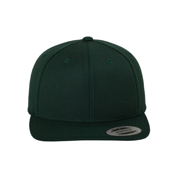 Flexfit Classic Snapback Cap, Mütze Unisex Kappe für Damen und Herren, Farbe Spruce
