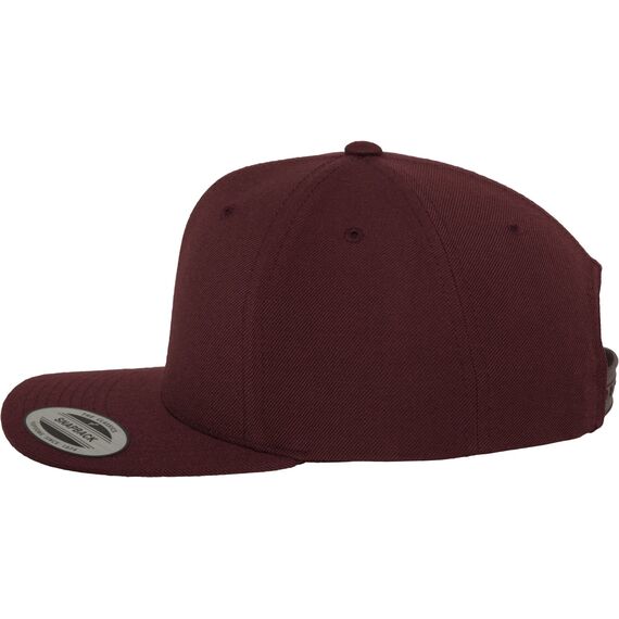 Flexfit Classic Snapback Cap, Mütze für Kinder, One Size, Farbe Maroon