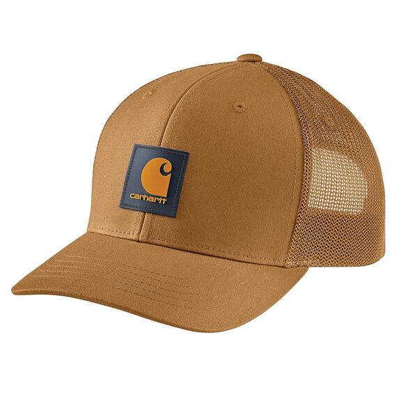 Carhartt Herrenkappe, robuster, Flexibler Köper, Netzrückseite, Logo-Aufnäher, Einheitsgröße