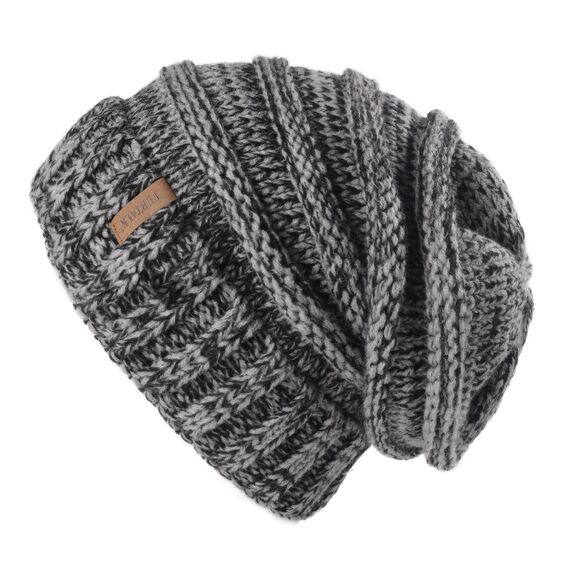 FURTALK Strickmütze Damen Slouch Beanie Mütze Street Style Grobstrick Wintermützen Klassische Weiche Beanie Winter