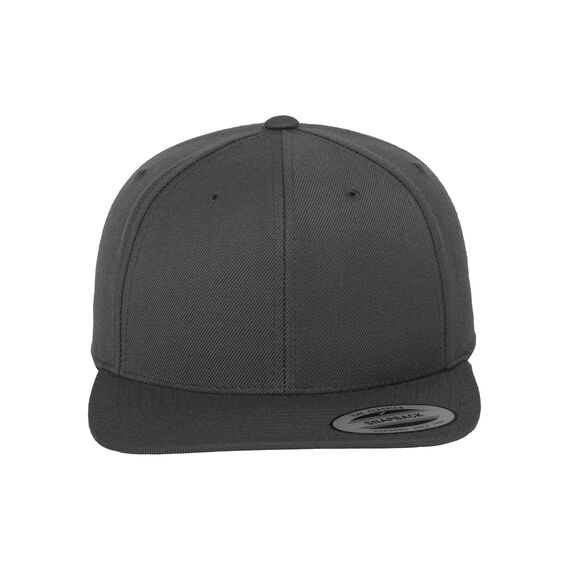 Flexfit Classic Snapback Cap, Mütze Unisex Kappe für Kinder, One Size, Farbe Darkgrey