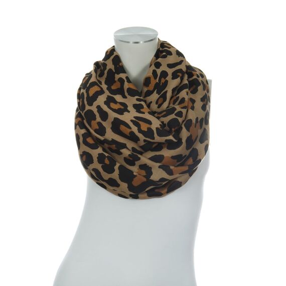 Majea Damen Loop Schal Schlauchschal Halstuch (880024) (beige 25)