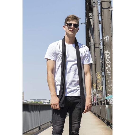 Build Your Brand Jersey Scarf - Farbe: Black