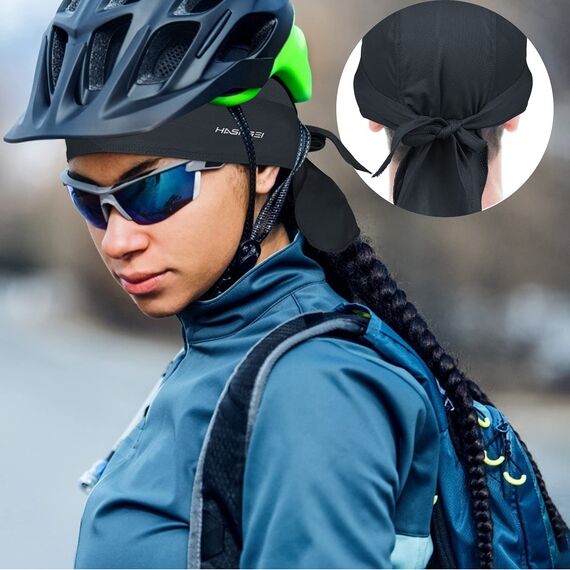 HASAGEI Sports Bandana Cap Bandana Kopftuch Fahrrad Kopfbedeckung Atmungsaktiv nimmt Schweiß auf Hat
