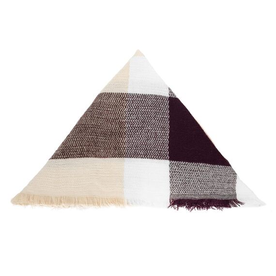 Durio Halstuch Tuch Dreieckstuch Damen Herbstschal Dünn Schal Weich Deckenschal Tuch Elegant Mit Fransen B23-Beige Einheitsgröße