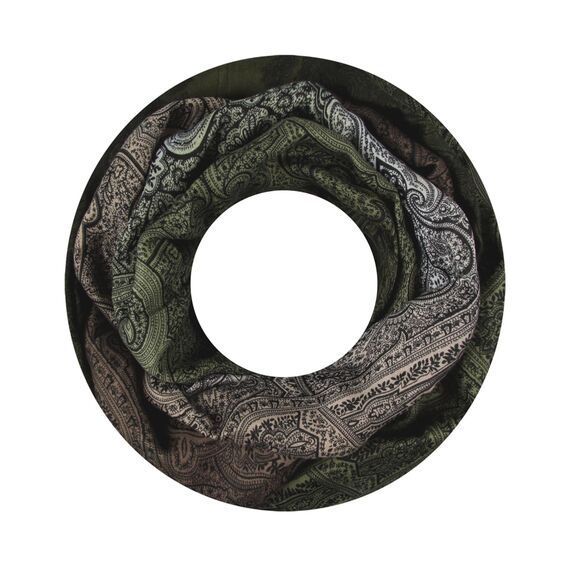 Majea Damen Loop Schal Schlauchschal Halstuch (880024) (grün 26)