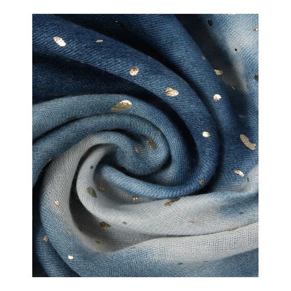 Majea Damen Loop Schal Schlauchschal Halstuch (880024) (blau 11)