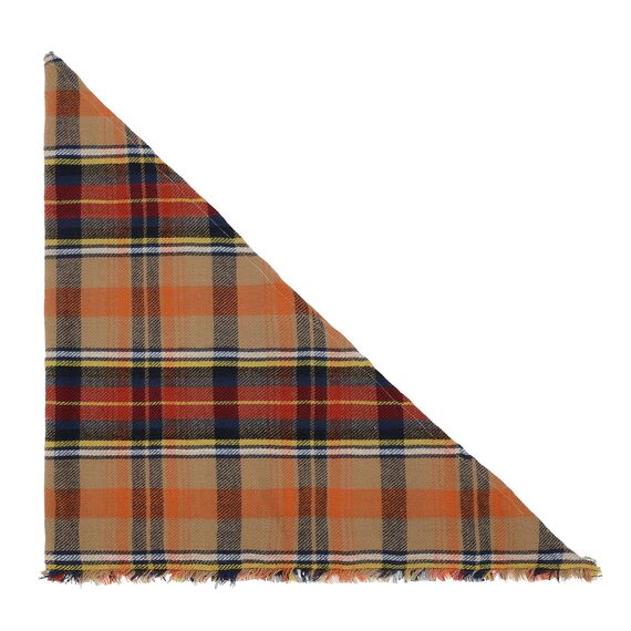 Durio Halstuch Tuch Dreieckstuch Damen Herbstschal Dünn Schal Weich Deckenschal Tuch Elegant Mit Fransen Orange Einheitsgröße