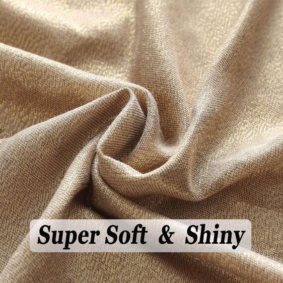 vimate Glitter Abend Schal Wrap, Soft Gold Pashmina Brautkleid Schals und Wraps für Frauen Brautkleider (DE-Gold)