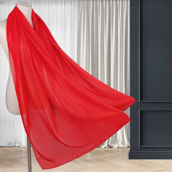 Ladiery Sheer Chiffon Tücher und Wraps für Abendkleider, Damen leichter weicher Schal für Hochzeit Braut Schultertuch