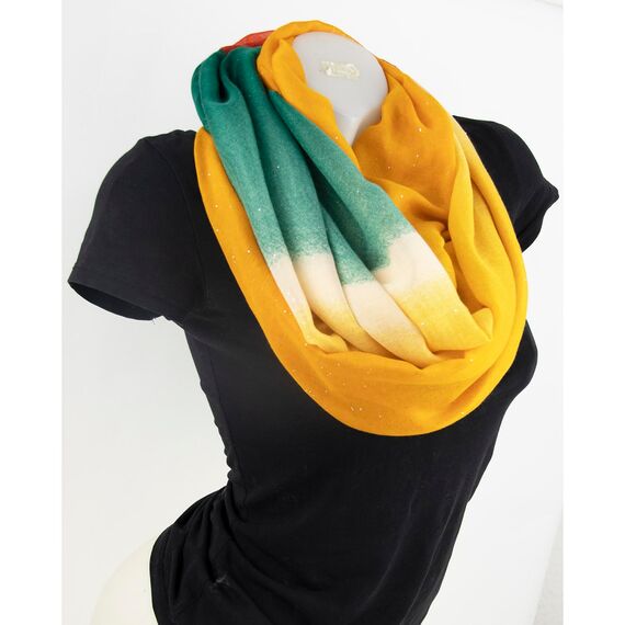Glamexx24 Damen Schal leichter Langschal Loop Schlauchschal Tuch Viele Farben