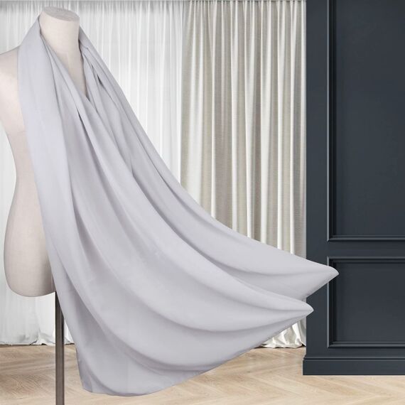 Ladiery Sheer Chiffon Tücher und Wraps für Abendkleider, Damen leichter weicher Schal für Hochzeit Braut Schultertuch