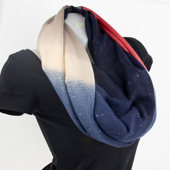 Glamexx24 Damen Schal leichter Langschal Loop Schlauchschal Tuch Viele Farben