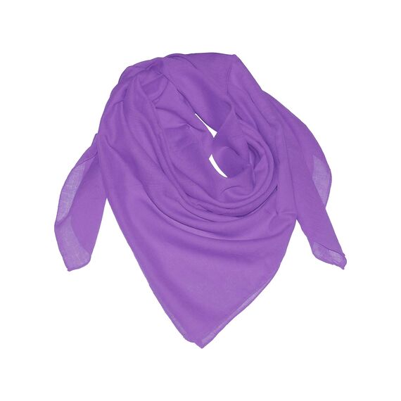 Harrys-Collection Damen Herren Baumwolltuch in vielen Farben 100 x 100 cm, Größen:Einheitsgröße, Farben:lila