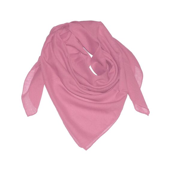 Harrys-Collection Damen Herren Baumwolltuch in vielen Farben 100 x 100 cm, Größen:Einheitsgröße, Farben:rose
