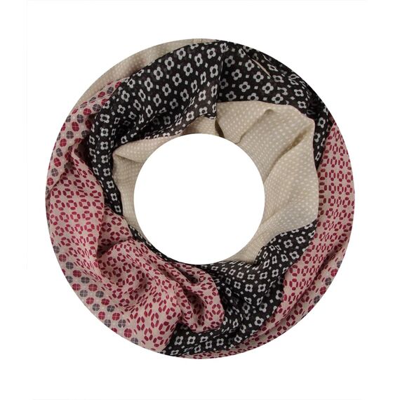 Majea Damen Loop Schal Schlauchschal Halstuch (880024) (schwarz 10)