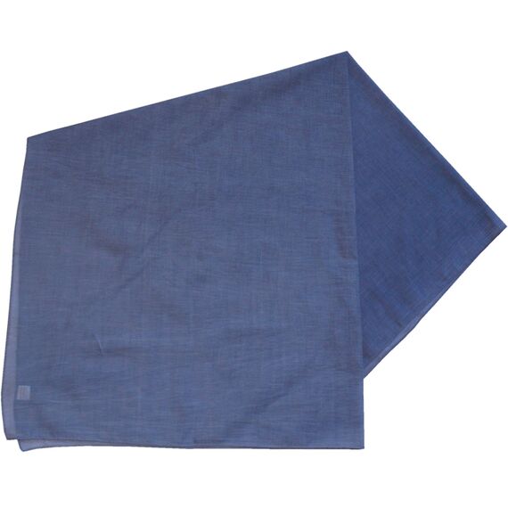 Harrys-Collection Damen Herren Baumwolltuch in vielen Farben 100 x 100 cm, Größen:Einheitsgröße, Farben:jeans meliert