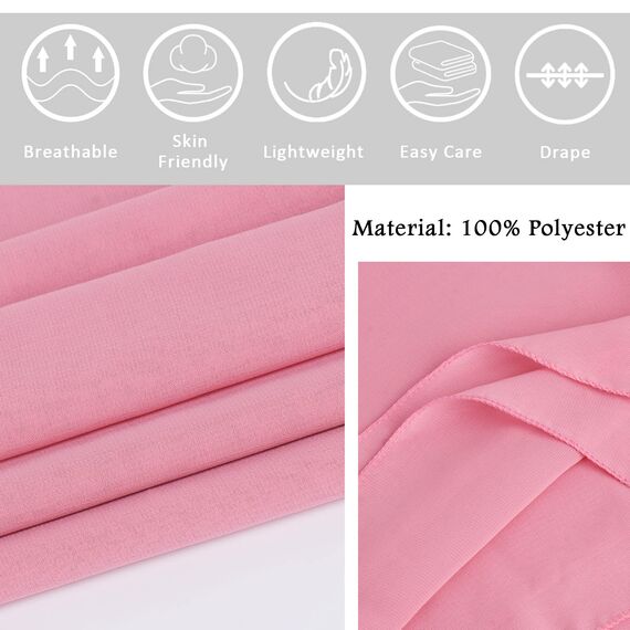 Ladiery Sheer Chiffon Tücher und Wraps für Abendkleider, Damen leichter weicher Schal für Hochzeit Braut Schultertuch