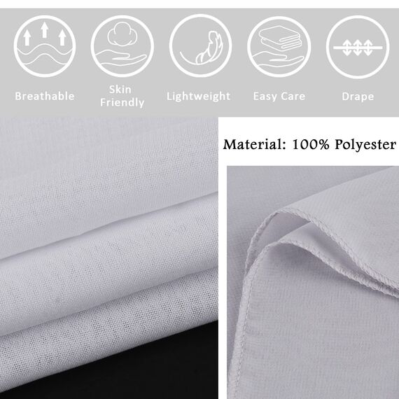 Ladiery Sheer Chiffon Tücher und Wraps für Abendkleider, Damen leichter weicher Schal für Hochzeit Braut Schultertuch