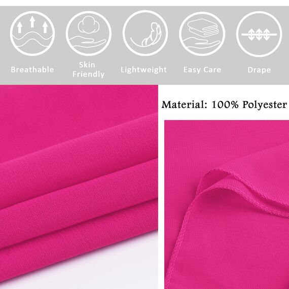 Ladiery Sheer Chiffon Tücher und Wraps für Abendkleider, Damen leichter weicher Schal für Hochzeit Braut Schultertuch