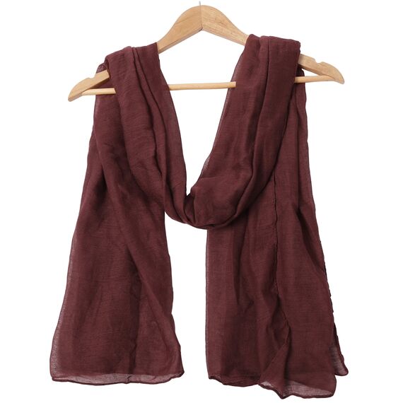 Outrip Damen Baumwollschals Damen Leichter Weicher Modeschal Hals Fester Wickelschal (ZBirdPink)