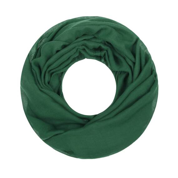 Majea Damen Loop Schal Cary – Eleganter Schlauchschal unifarben – 170x75cm weicher Rundschal für Business & Alltag (pinie)