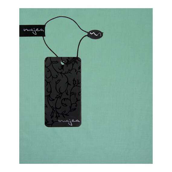 Majea Damen Loop Schal Cary – Eleganter Schlauchschal unifarben – 170x75cm weicher Rundschal für Business & Alltag (jade)