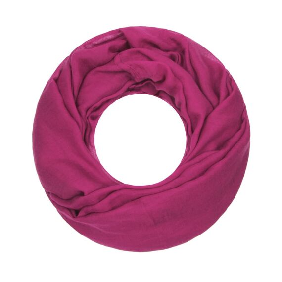 Majea Damen Loop Schal Cary – Eleganter Schlauchschal unifarben – 170x75cm weicher Rundschal für Business & Alltag (magenta)