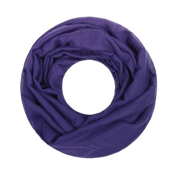 Majea Loop Cary Basic Schal Tuch Damen-schal Schlauchschal Rundschal Halstücher uni unifarben Loopschal einfarbig, Lila, 170x80