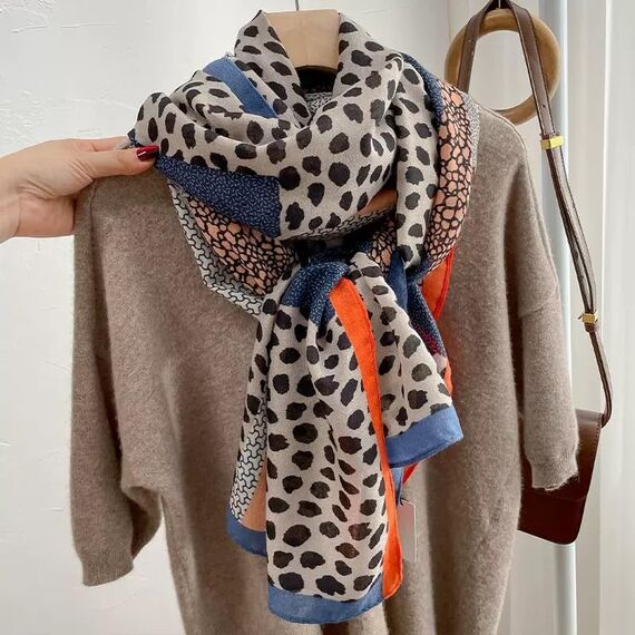 VELLETTE Damen Halstuch Schals Halstücher Tuch Kopftuch Halstuch Schal Winter warm Damen-Schals Stola