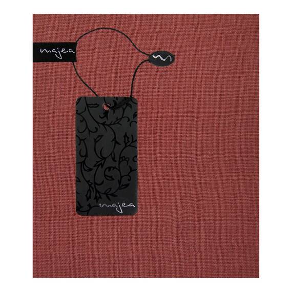 Majea Damen Loop Schal Cary – Eleganter Schlauchschal unifarben – 170x75cm weicher Rundschal für Business & Alltag (rostbraun)