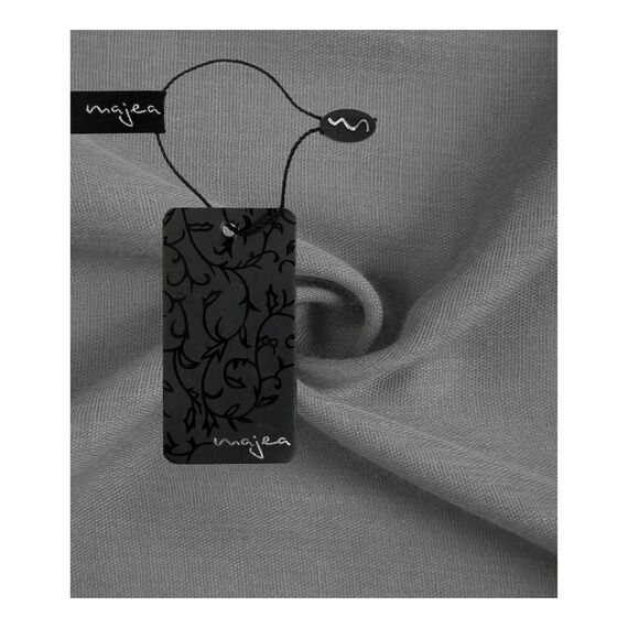 Majea Damen Loop Schal Cary – Eleganter Schlauchschal unifarben – 170x75cm weicher Rundschal für Business & Alltag (grau)
