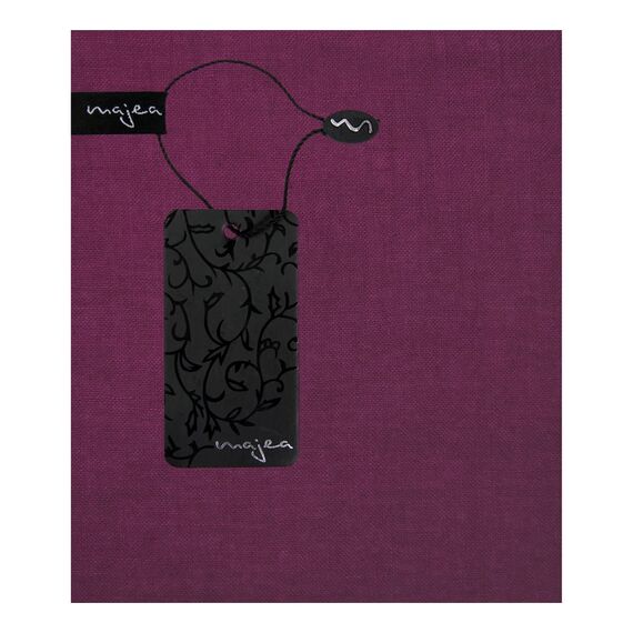 Majea Damen Loop Schal Cary – Eleganter Schlauchschal unifarben – 170x75cm weicher Rundschal für Business & Alltag (beere)