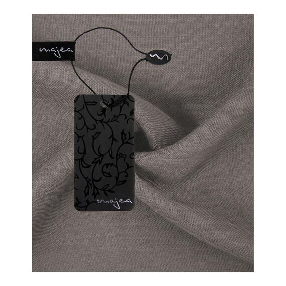 Majea Damen Loop Schal Cary – Eleganter Schlauchschal unifarben – 170x75cm weicher Rundschal für Business & Alltag (taupe)
