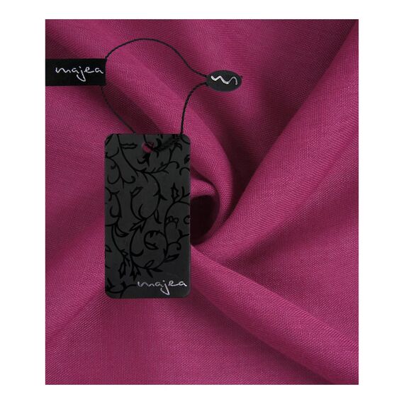 Majea Damen Loop Schal Cary – Eleganter Schlauchschal unifarben – 170x75cm weicher Rundschal für Business & Alltag (magenta)